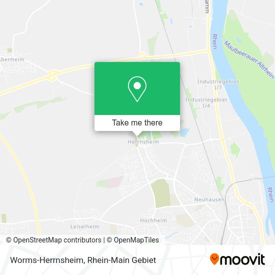 Карта Worms-Herrnsheim