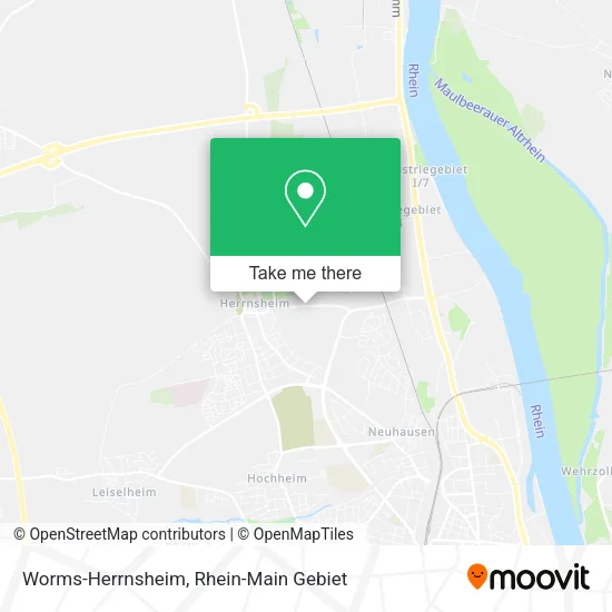 Карта Worms-Herrnsheim