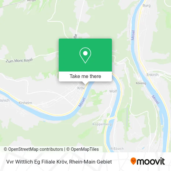 Карта Vvr Wittlich Eg Filiale Kröv