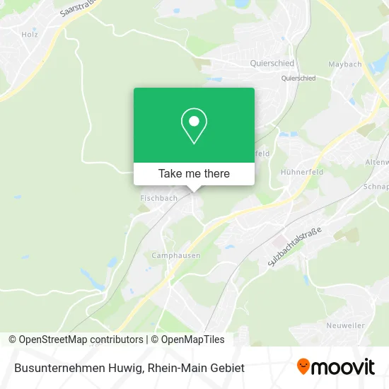 Карта Busunternehmen Huwig