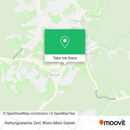 Карта Rettungswache Zerf