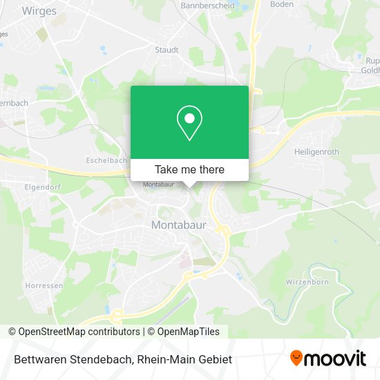 Карта Bettwaren Stendebach