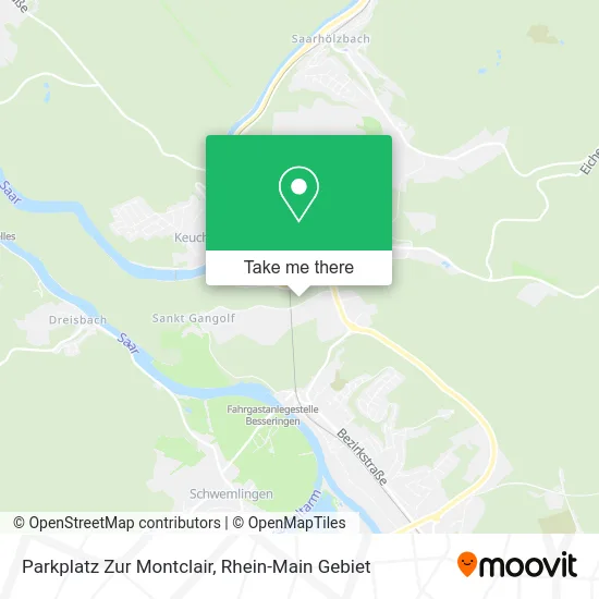 Карта Parkplatz Zur Montclair