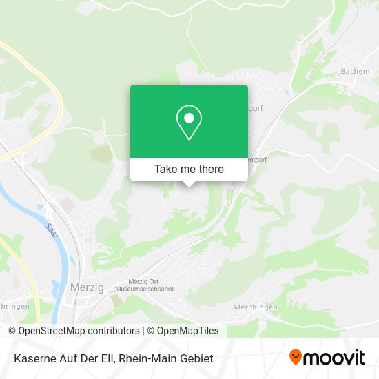 Карта Kaserne Auf Der Ell