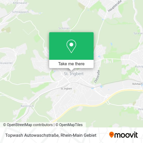 Карта Topwash Autowaschstraße