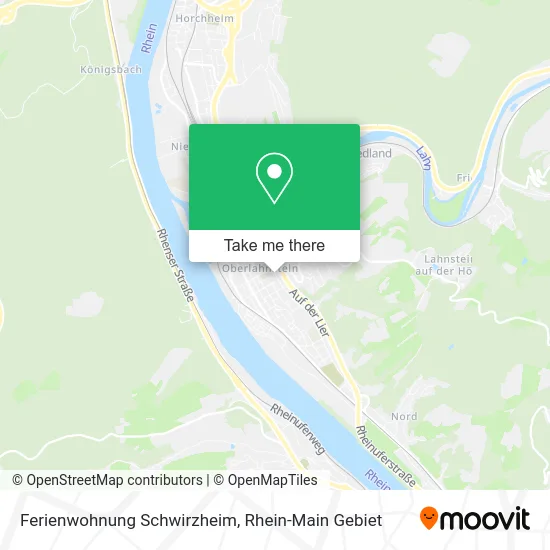 Карта Ferienwohnung Schwirzheim