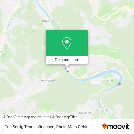 Карта Tus Serrig Tennishäuschen