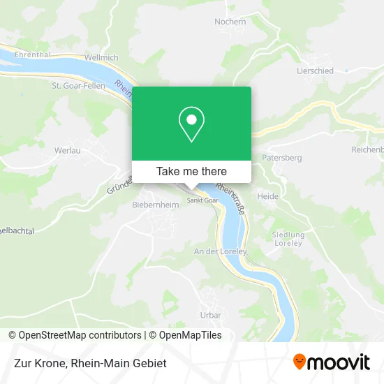 Карта Zur Krone