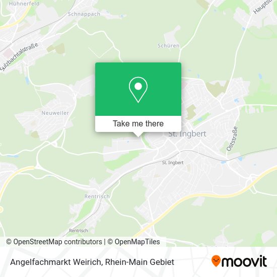 Карта Angelfachmarkt Weirich