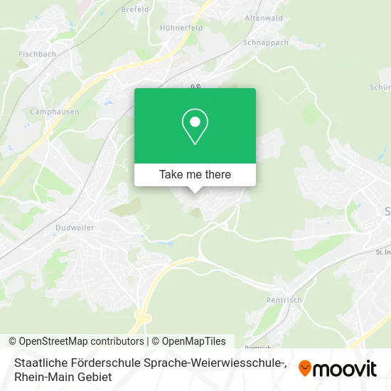 Карта Staatliche Förderschule Sprache-Weierwiesschule-