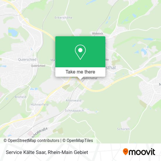 Карта Service Kälte Saar