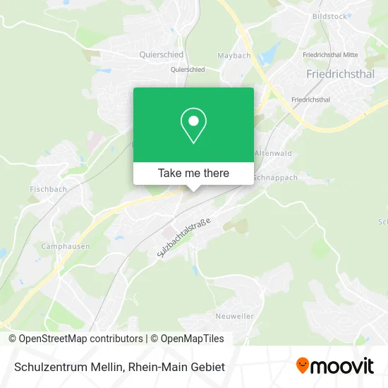 Карта Schulzentrum Mellin