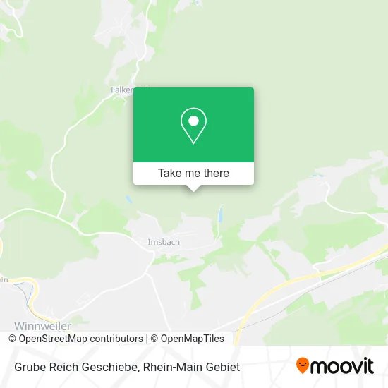 Карта Grube Reich Geschiebe