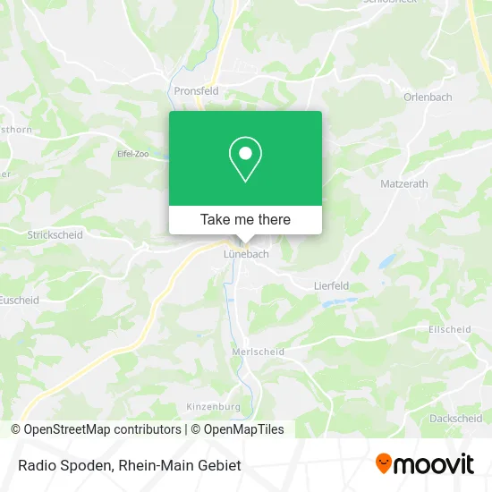 Карта Radio Spoden