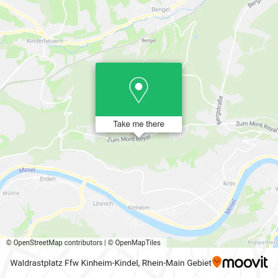 Карта Waldrastplatz Ffw Kinheim-Kindel