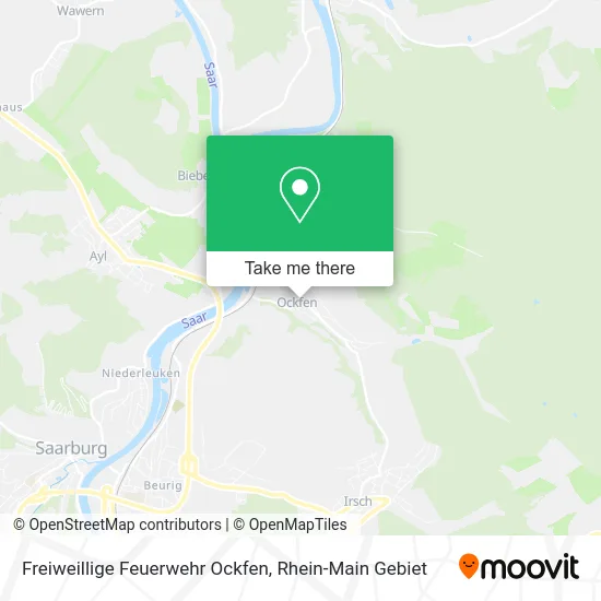 Карта Freiweillige Feuerwehr Ockfen