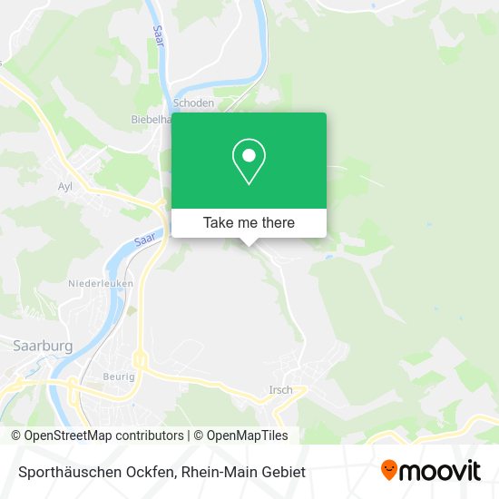 Карта Sporthäuschen Ockfen