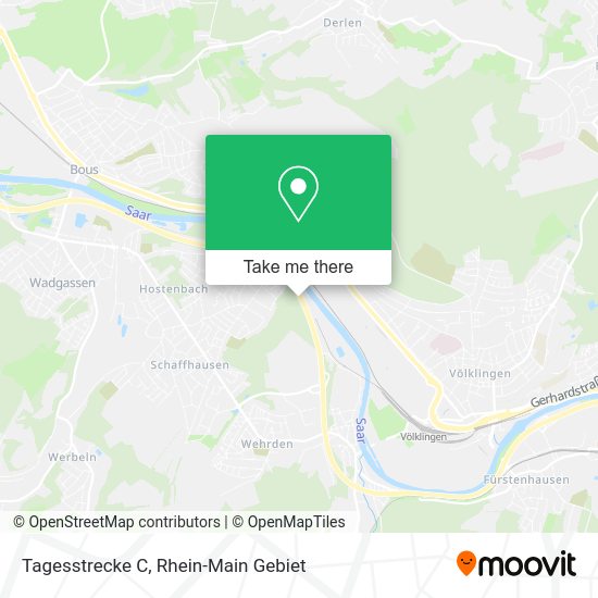 Карта Tagesstrecke C