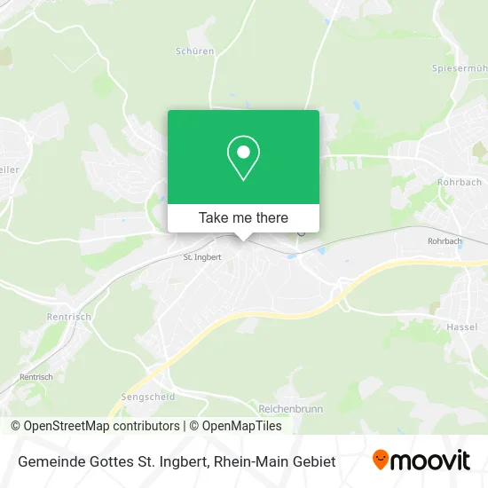Карта Gemeinde Gottes St. Ingbert