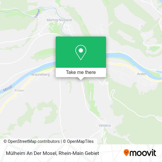 Карта Mülheim An Der Mosel