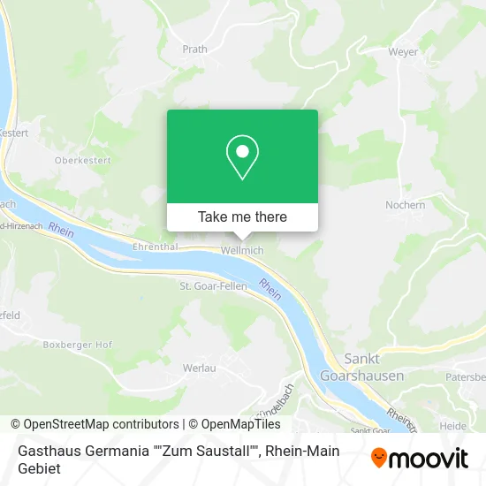 Карта Gasthaus Germania ""Zum Saustall""