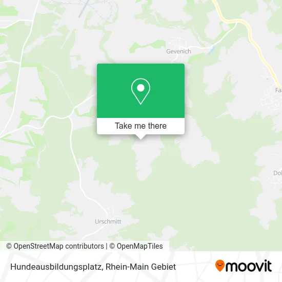 Карта Hundeausbildungsplatz