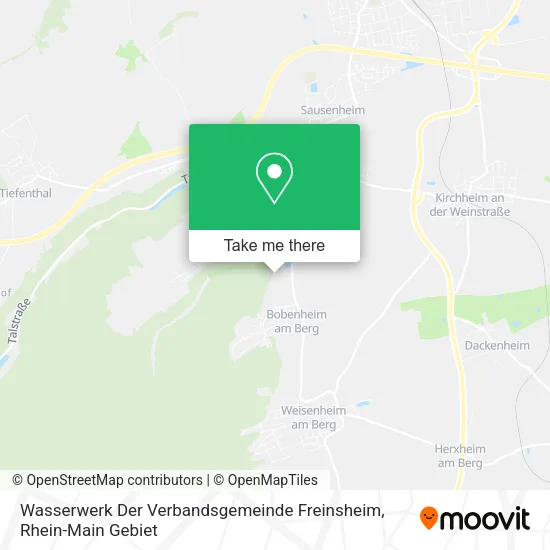 Карта Wasserwerk Der Verbandsgemeinde Freinsheim