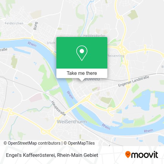 Карта Engel's Kaffeerösterei