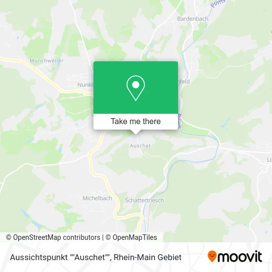 Карта Aussichtspunkt ""Auschet""