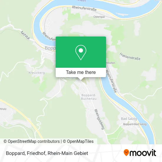 Карта Boppard, Friedhof