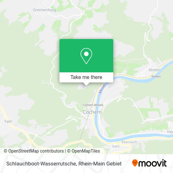 Карта Schlauchboot-Wasserrutsche