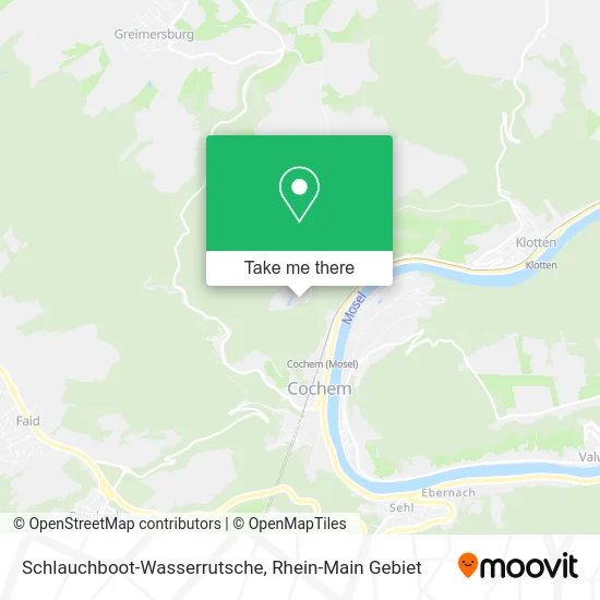 Карта Schlauchboot-Wasserrutsche