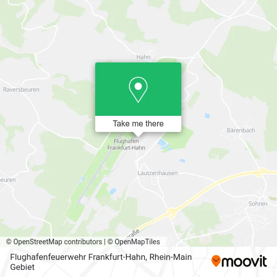 Flughafenfeuerwehr Frankfurt-Hahn map