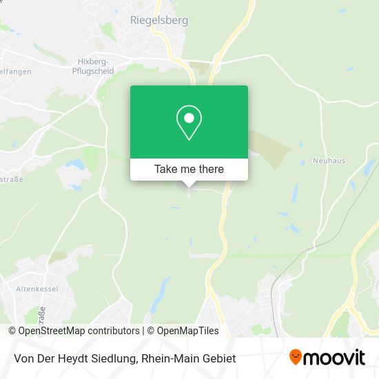 Карта Von Der Heydt Siedlung