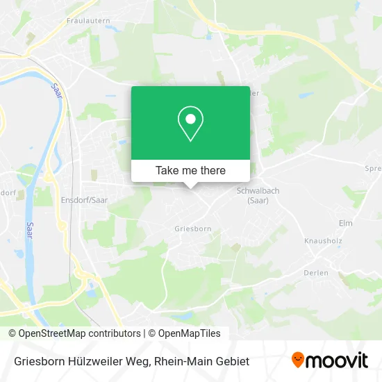 Карта Griesborn Hülzweiler Weg