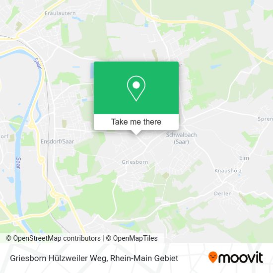 Карта Griesborn Hülzweiler Weg