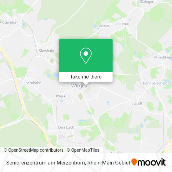 Карта Seniorenzentrum am Merzenborn