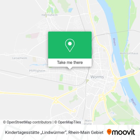 Карта Kindertagesstätte „Lindwürmer“