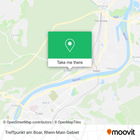 Карта Treffpunkt am Boar