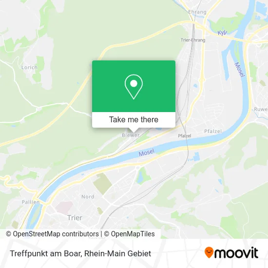 Карта Treffpunkt am Boar