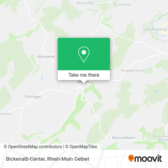 Карта Bickenalb-Center