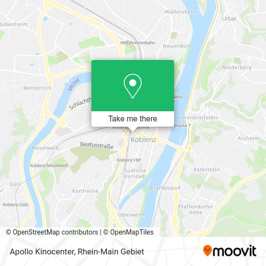 Карта Apollo Kinocenter