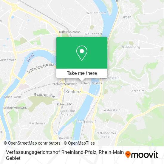 Карта Verfassungsgerichtshof Rheinland-Pfalz