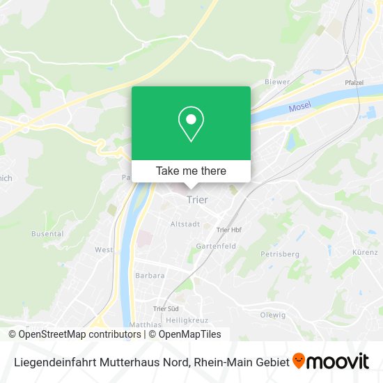 Карта Liegendeinfahrt Mutterhaus Nord