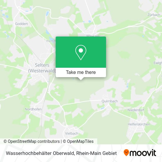 Карта Wasserhochbehälter Oberwald