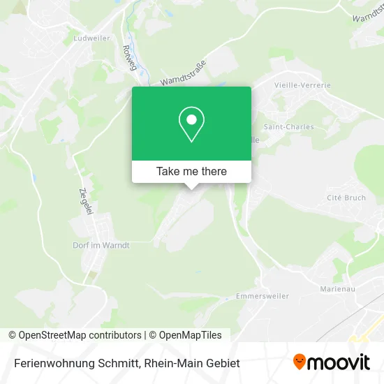 Карта Ferienwohnung Schmitt