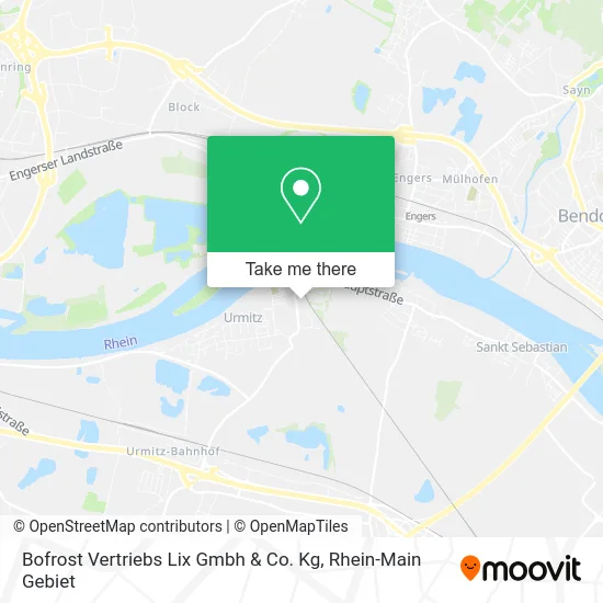 Bofrost Vertriebs Lix Gmbh & Co. Kg map