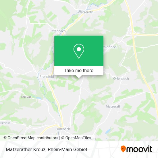 Карта Matzerather Kreuz