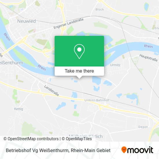 Карта Betriebshof Vg Weißenthurm