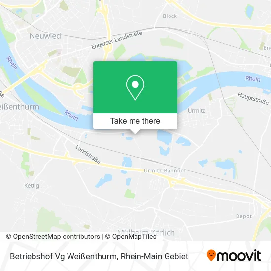 Карта Betriebshof Vg Weißenthurm